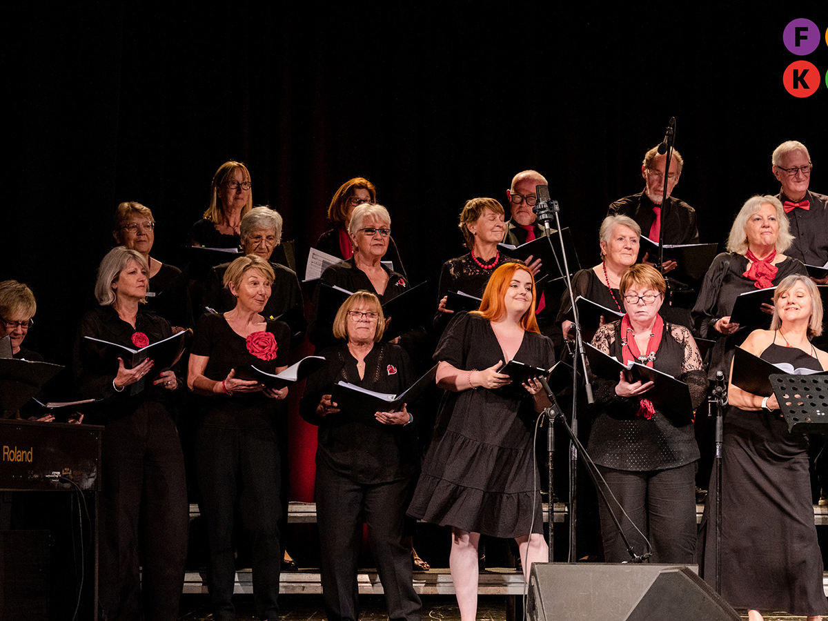Bridge Chorus performing at FAKs festival in Croatia
