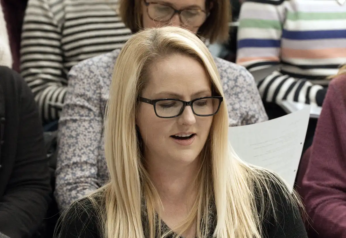 City Voices Bristol rehearsal