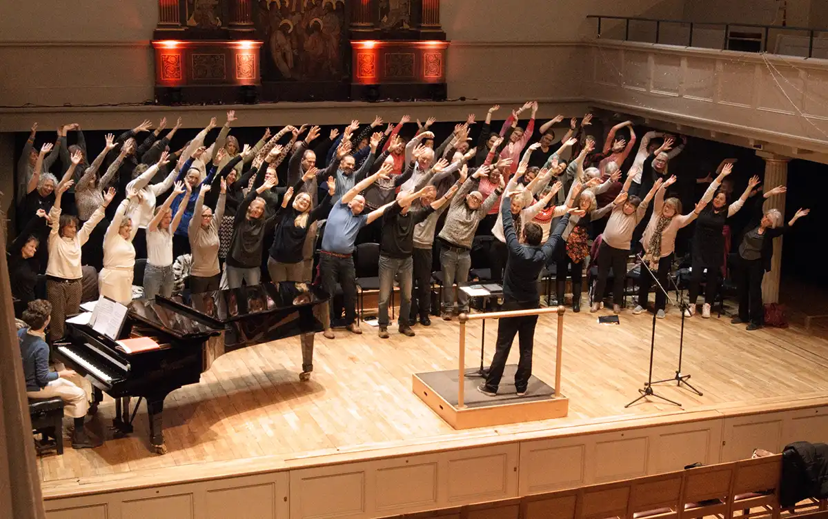 City Voices Bristol rehearsal